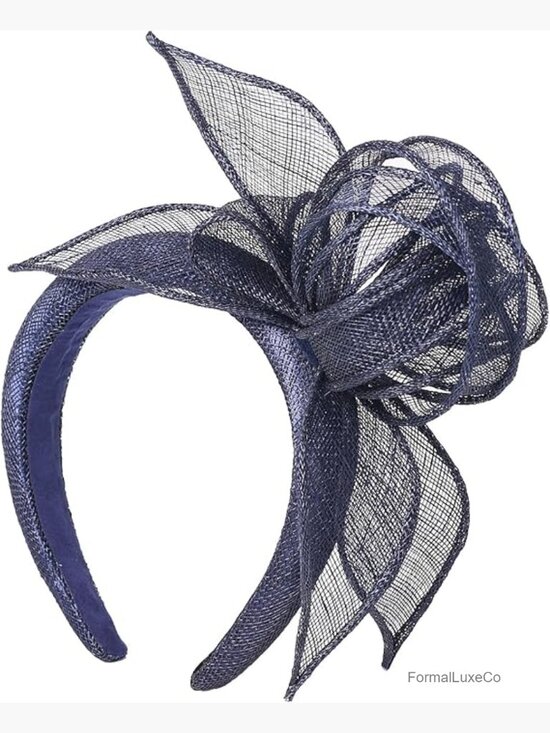 Sinamay Fascinator Headband Tea Party Hair Accessory Wedding Derby Church Hat main image 7